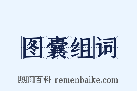 图囊组词是什么意思的图片